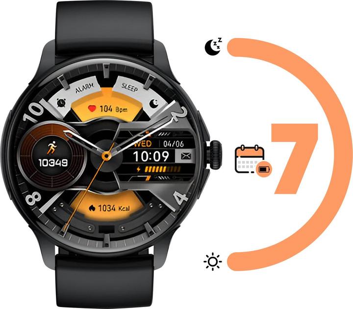 Produktbild Avizar Smart watches Titmo Smartwach TITMO O-150 (AMOLED, bluetooth call) black (46 mm)