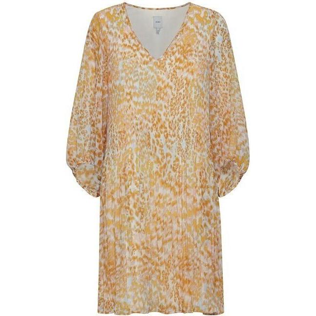 Ichi, Damen, Kleider, kleid ihnafuna- 2, Braun, (38)