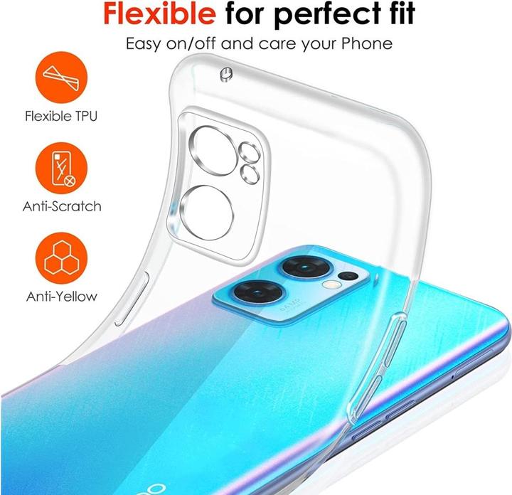 Produktbild Screenguard Oppo Find X5 Lite Flexible TPU Clear Case (Oppo Find X5 Lite)