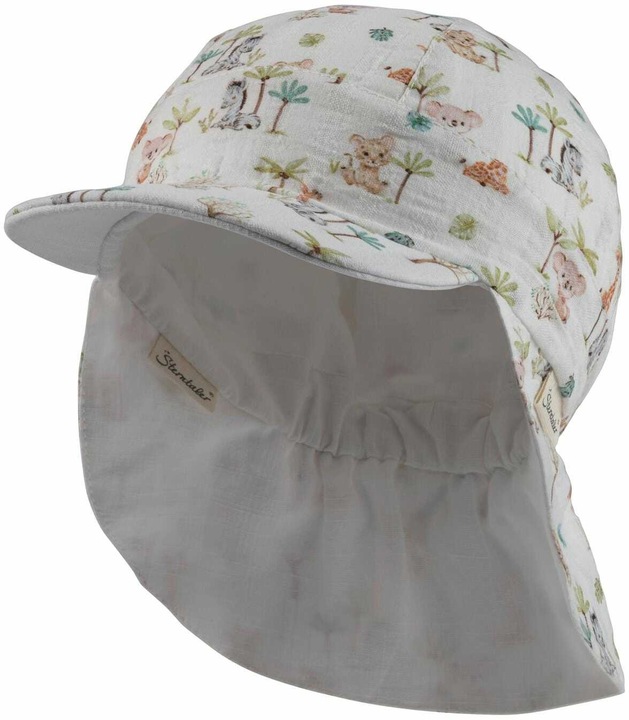 Produktbild Sterntaler Sommermütze mit Nackenschutz Tierbabys Ecru Gr. 51 (51)