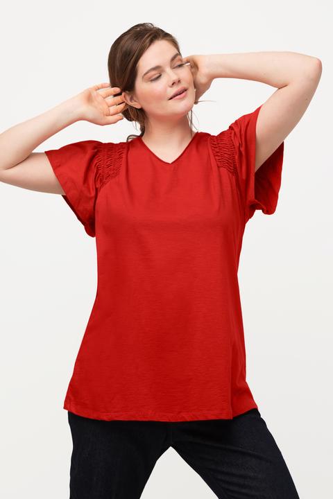 Produktbild Ulla Popken T-Shirt, A-Linie, V-Ausschnitt, Halbarm (46, 48)