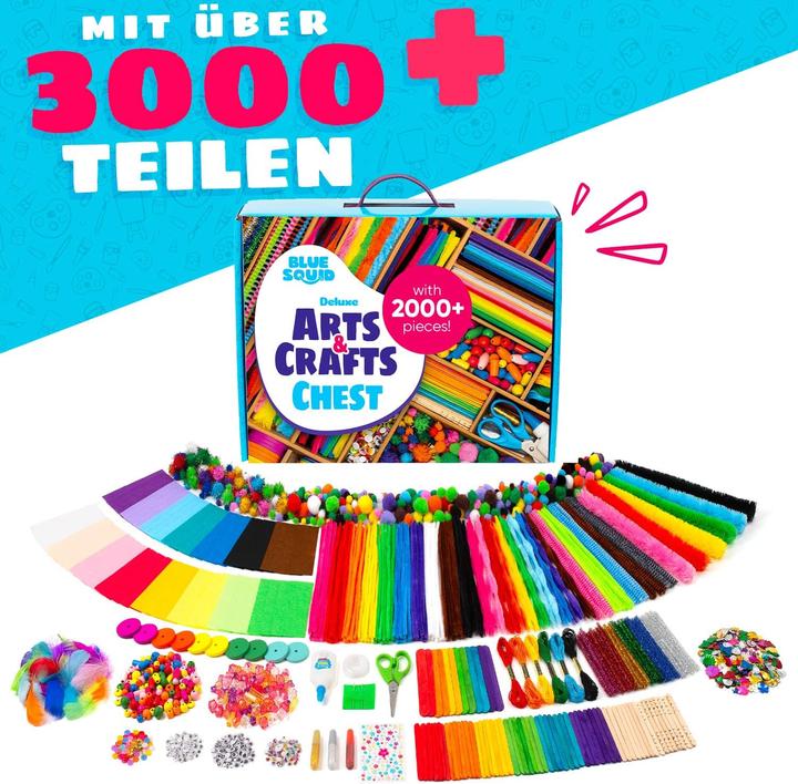 Actual product image Blue Squid Craft box for children