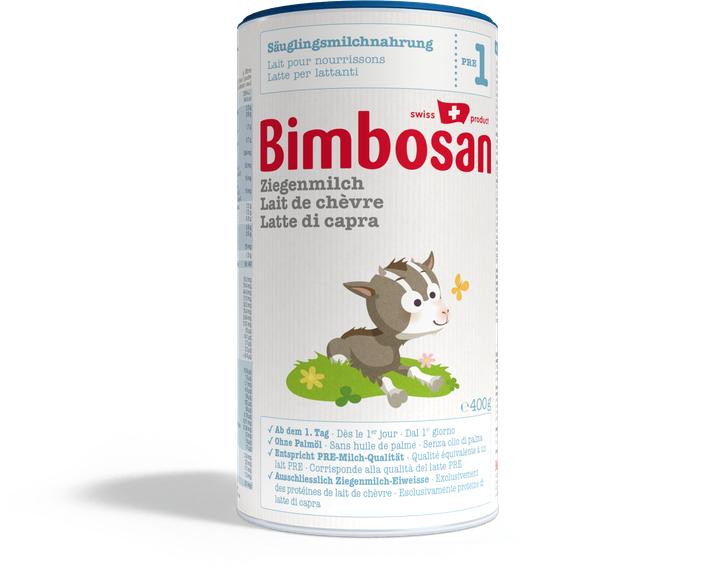 Actual product image Bimbosan goat's milk 1 (400 g, from birth)