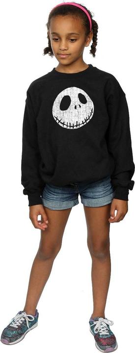 Produktbild Disney Nightmare Before Christmas Jack Cracked Face Sweatshirt Mädchen (128)