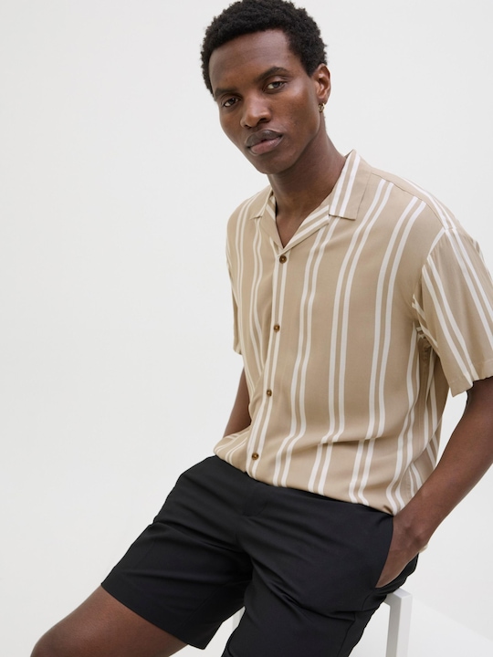 Immagine prodotto Jack & Jones Jjejeff Stripe Resort Shirt Ss Sn (XXL)