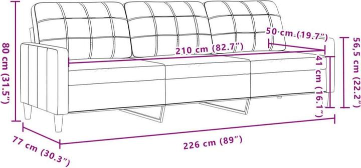 Actual product image vidaXL Sofagarnitur (Upholstery set)