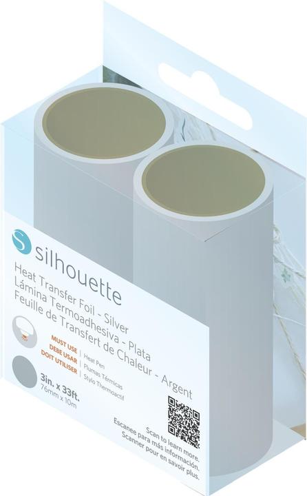 Immagine prodotto Silhouette Foil hot stamping Curio 2 7,6 cm x 10 m, 2 pezzi, argento