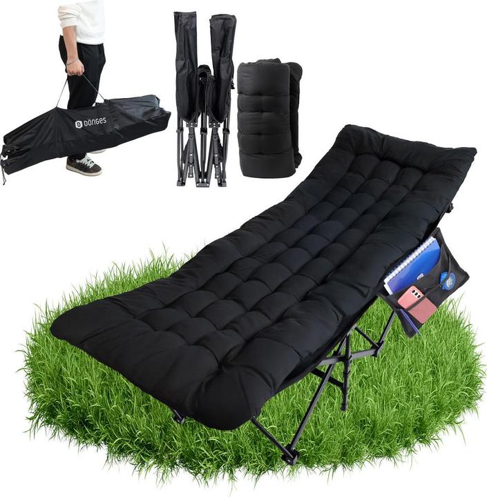 Dönges Feldbett klappbar mit Matratze, 200kg mit Tragetasche