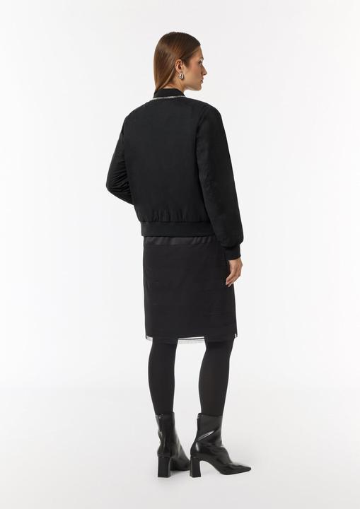 Actual product image Comma Indoor-Jacke Bomberjacke mit Schmuckdetails und seitlichen Eingrifftaschen (32)