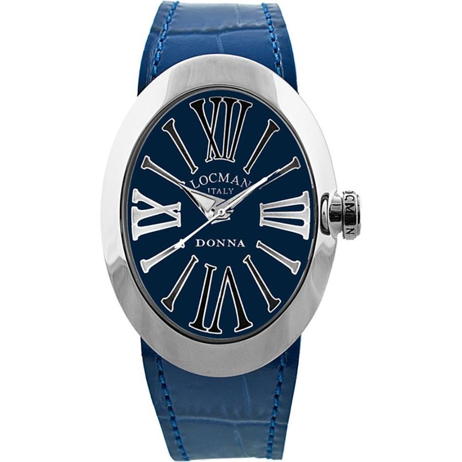Thumbnail - Locman, Armbanduhr, Italy Damenuhr Donna blau Ref. 0410, Blau, (Analoguhr, 34.50 mm)