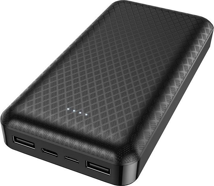 Image du produit Borofone External battery Power Bank BJ3A Type-C microUSB 2 * USB (2A) 20000mAh black (20000 mAh)