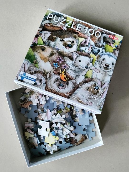 Produktbild Tactic Puzzle Lovers Hedgehogs 100 pcs puzzle (100 Teile)