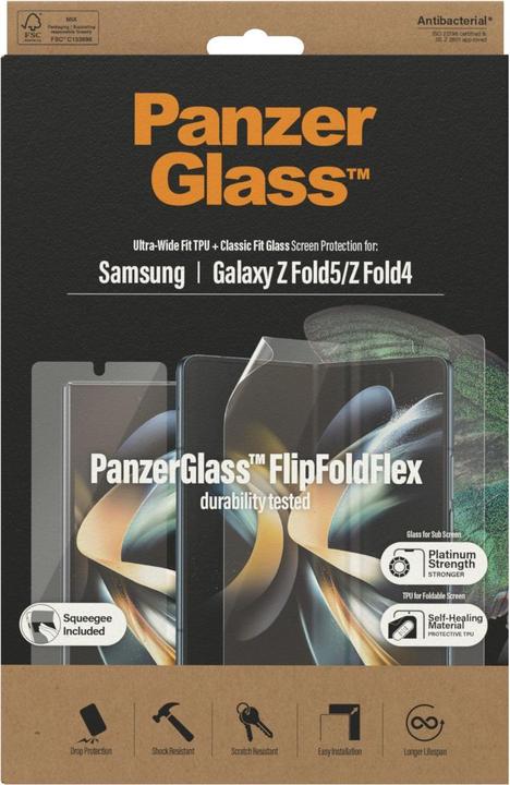 Actual product image PanzerGlass Ultra Wide Fit (1 pcs., Samsung Galaxy Z Fold4, Samsung Galaxy Z Fold5)