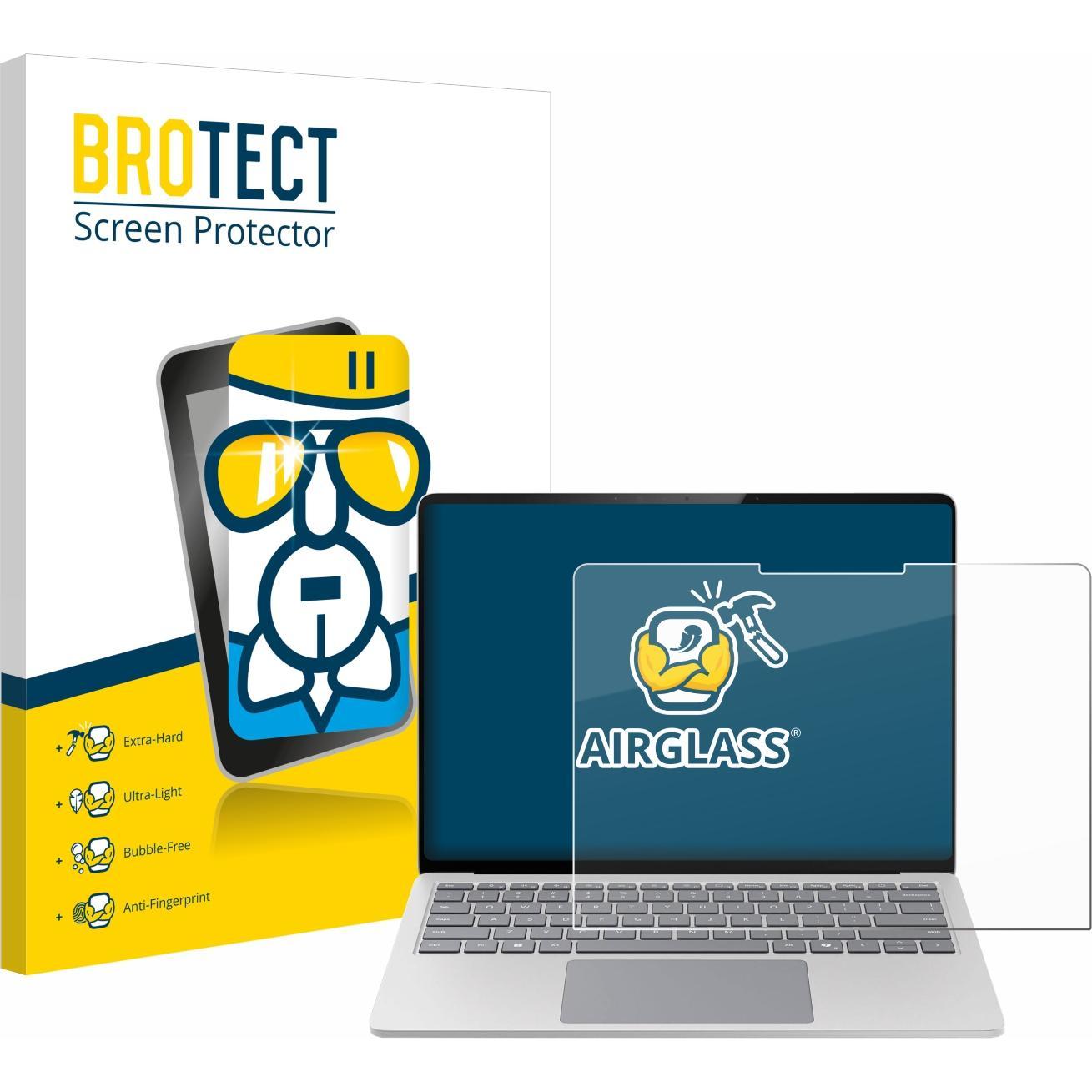 BROTECT AirGlass Panzerglasfolie Schutzglas Displayschutz (15"), Notebook Schutzfolie