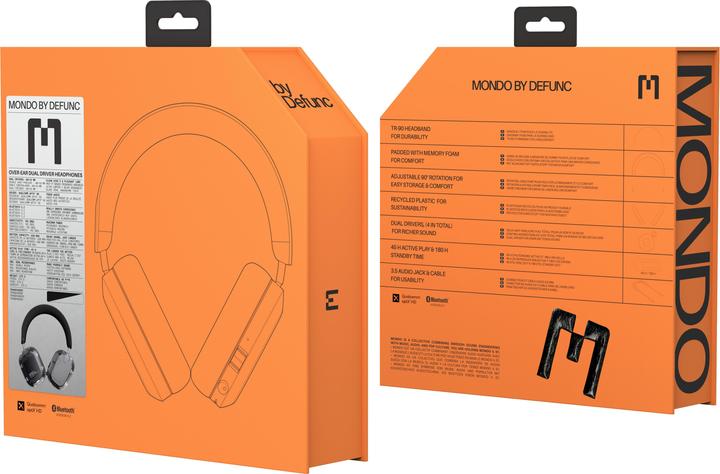 Actual product image Defunc Mondo (DNC, 45 h, Wireless, Cable)