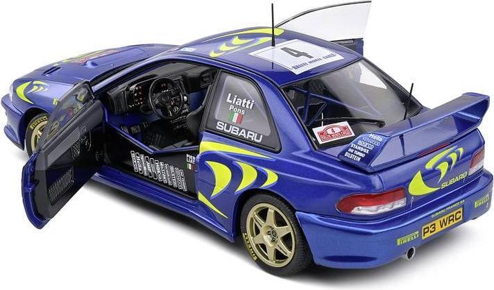 Produktbild Solido 1:18 Subaru Impreza 22B #4 blau