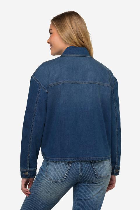 Produktbild Laurasøn Jeansjacke, oversized, Stickerei (M)
