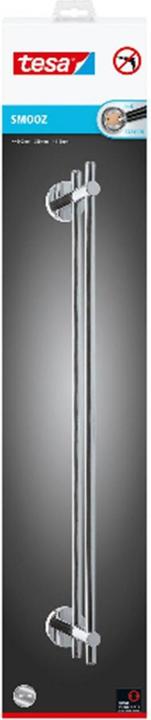 Image du produit tesa SMOOZ Barre à linge de bain à deux bras avec solution adhésive sans perçage