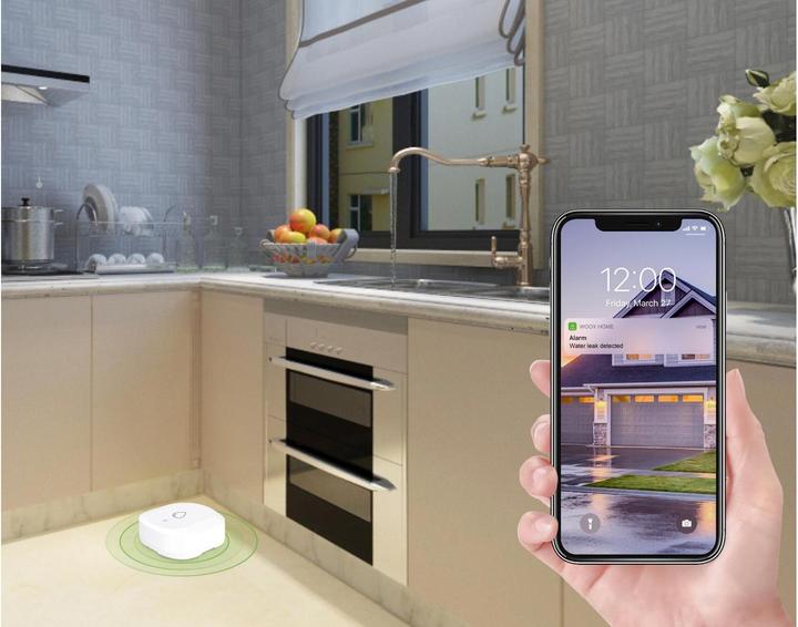 Image du produit Woox Détecteur de fuites d'eau sans fil Zigbee