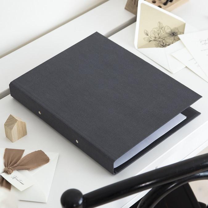 Produktbild Artoz Ordner schmal schwarz Nordiska (5 x 25 x 31.5 cm)