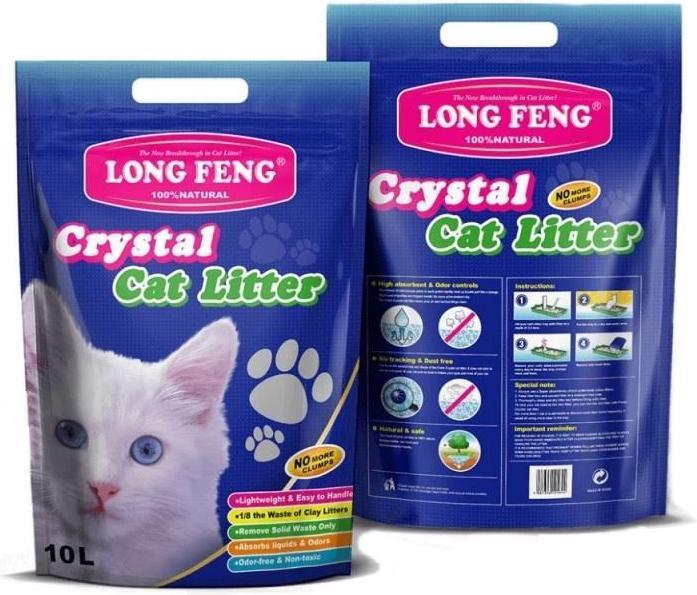 Actual product image No Name Silica Gel Cat Litter Long Feng 10l