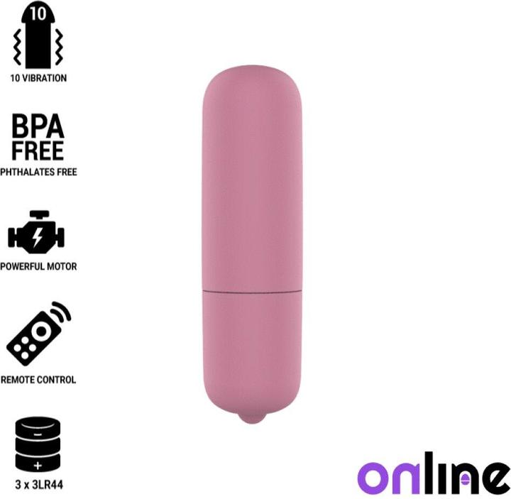 Actual product image Online Mini Bullet Vibe - Pink