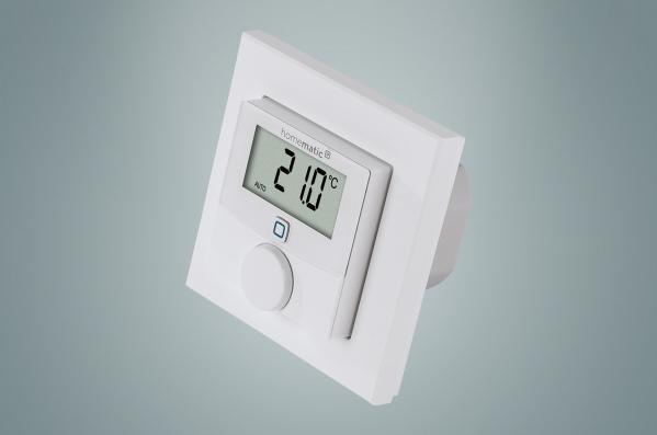 Actual product image Homematic IP Smart Home wall thermostat with switch
