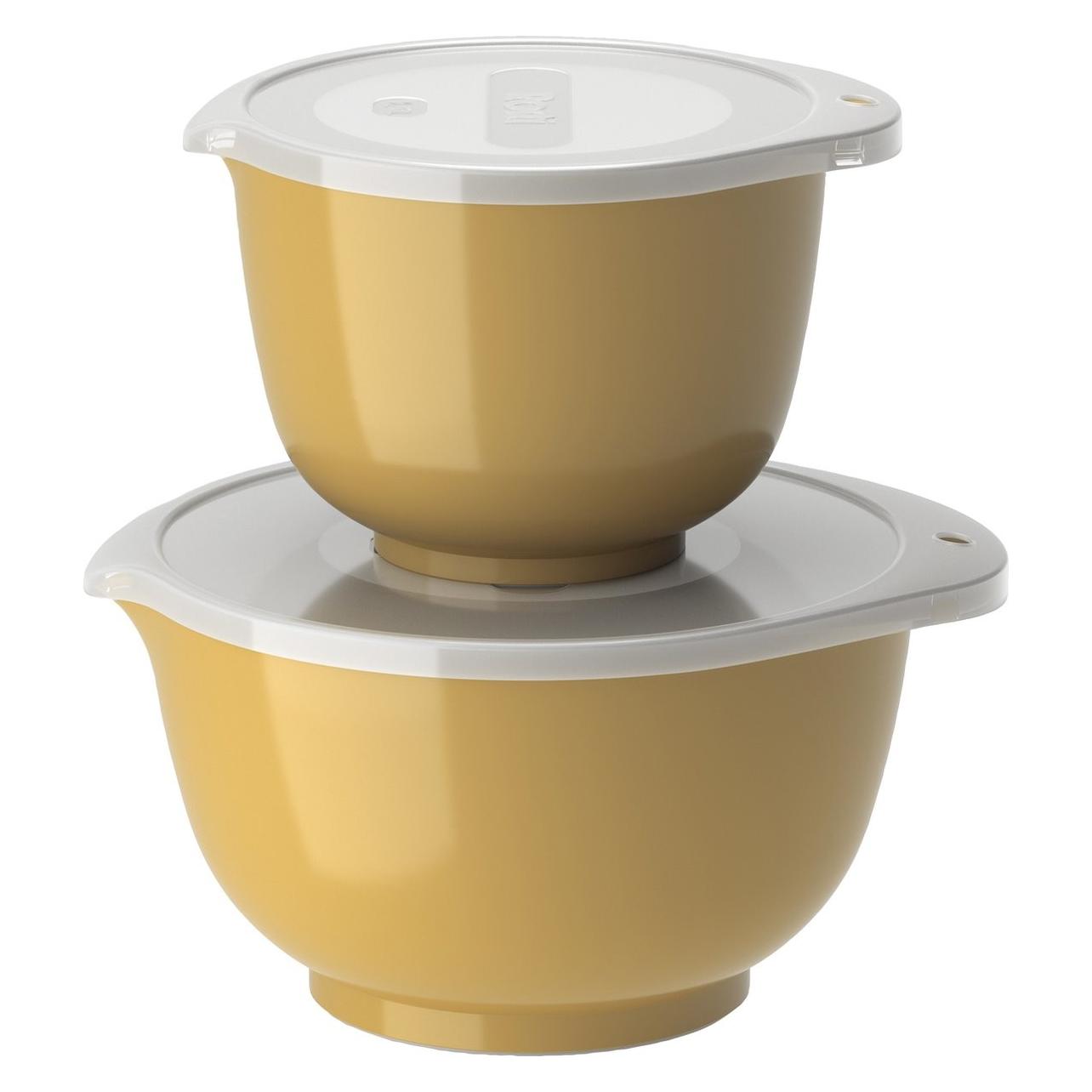 Rosti Nieuw Margrethe 4-delige Set 1, 5 + 3 L Kerrie, Kom + Kom, Rood