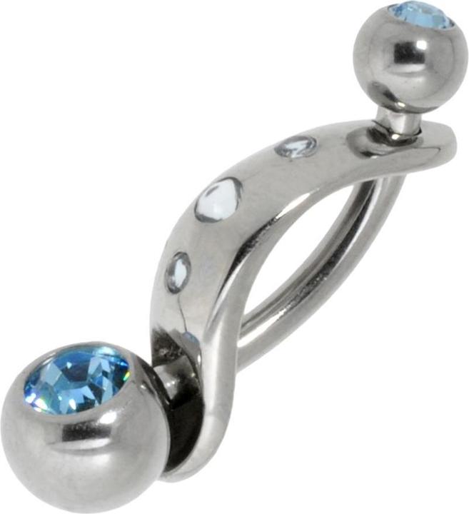 Produktbild Bijouteria Intimpiercing (Chirurgenstahl 316L, Zirkonia, Premium Kristall)