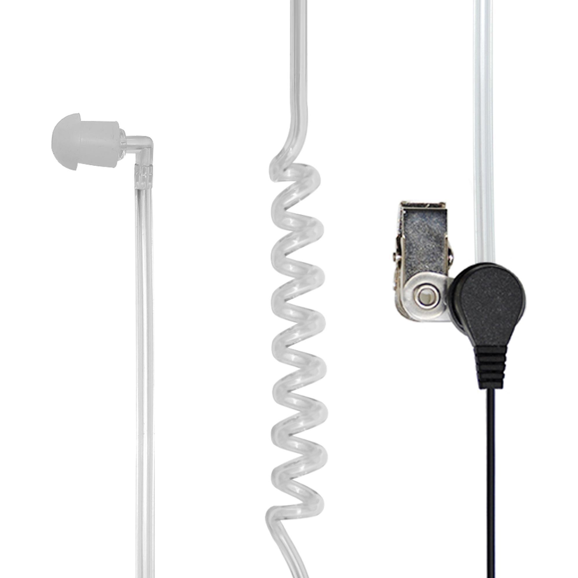 PNI Kopfhörer mit Mikrofon und Akustikschlauch HS84 mit 2-poligem PNI-K-Stecker (Kabelgebunden), Kopfhörer