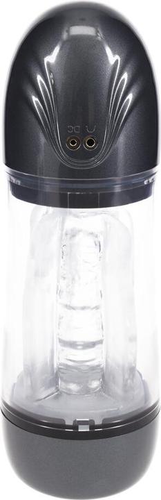 Actual product image Shots SonicPull - Suction and Vibration Masturbator Pump - Multimedia Enhanced - Gun Metal