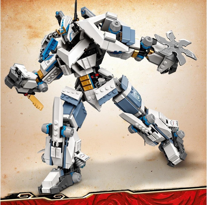 Actual product image LEGO Zane's Titan Mech (71738, LEGO Ninjago)