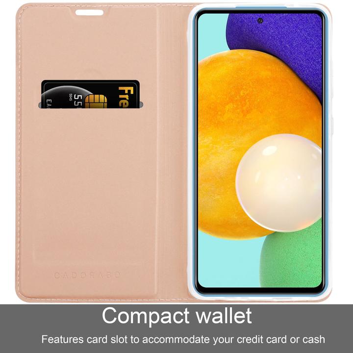 Produktbild Cadorabo Classy Book Hülle für Samsung Galaxy A52 (4G / 5G) / A52s (Samsung Galaxy A52, Samsung Galaxy A52 5G, Samsung Galaxy A52s 5G)