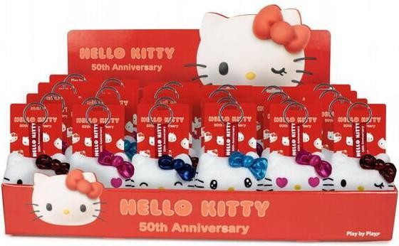 Actual product image Play by Play PBP Hello Kitty plush key ring, 7 cm, (Assorted - 1 piece)
