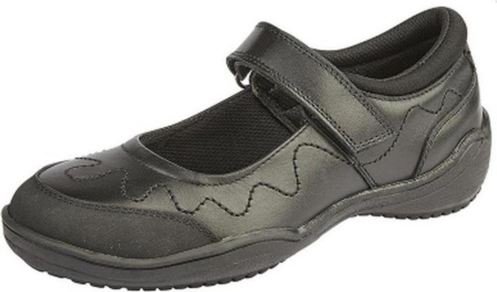 Actual product image Roamers Girls School Uniform Shoes Leather (30)