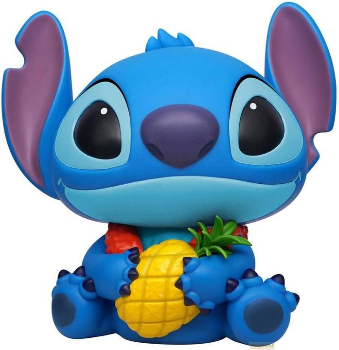 Actual product image Monogram Lilo & Stitch Coin Bank Stitch with Pineapple