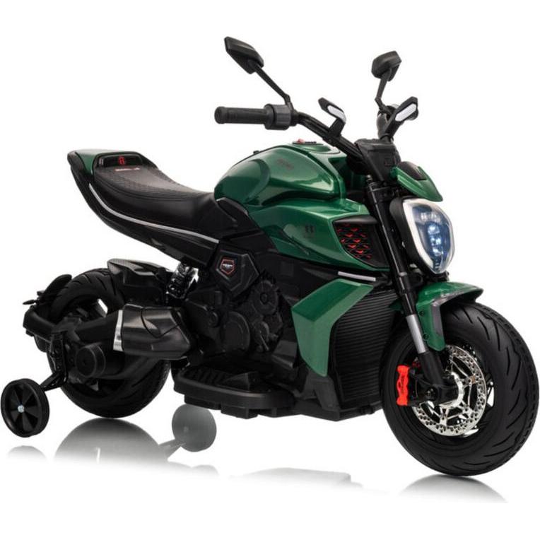 [n]fibrecare Battery Operated Motorbike XMX656 Green