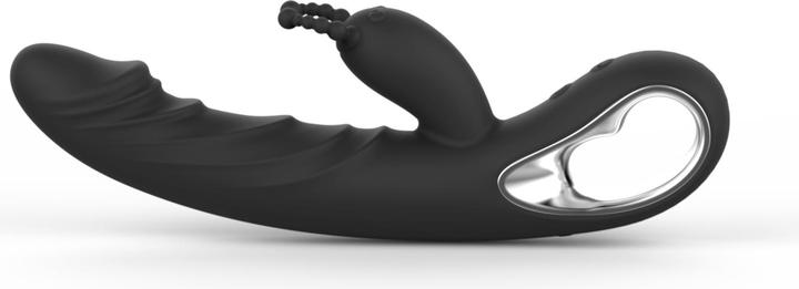 Image du produit Erolab Cheeky Bunny Masseur de point G et de clitoris Noir (ZYCP01b)