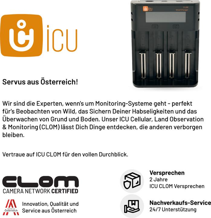 Actual product image ICUserver ICU SmartCharger Ladegerät LiIon, NiMH, NiCd 14500, 16340, 18350, 18650, 21700 (1 pcs., 14500, 16340, 18350, 18650, 21700, 26650, Chargers without battery)