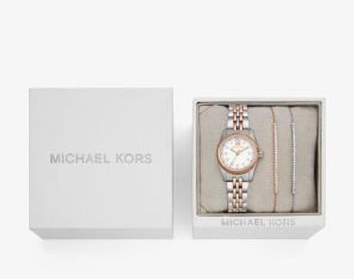 Productafbeelding Michael Kors Set Regalo Orologio e Braccialetti Petite Lexington (Cadeauverpakking)