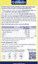 Nutritional values and ingredients zirkulin Circulin liver vital high 30s (30 Piece, Capsules, 43 g)