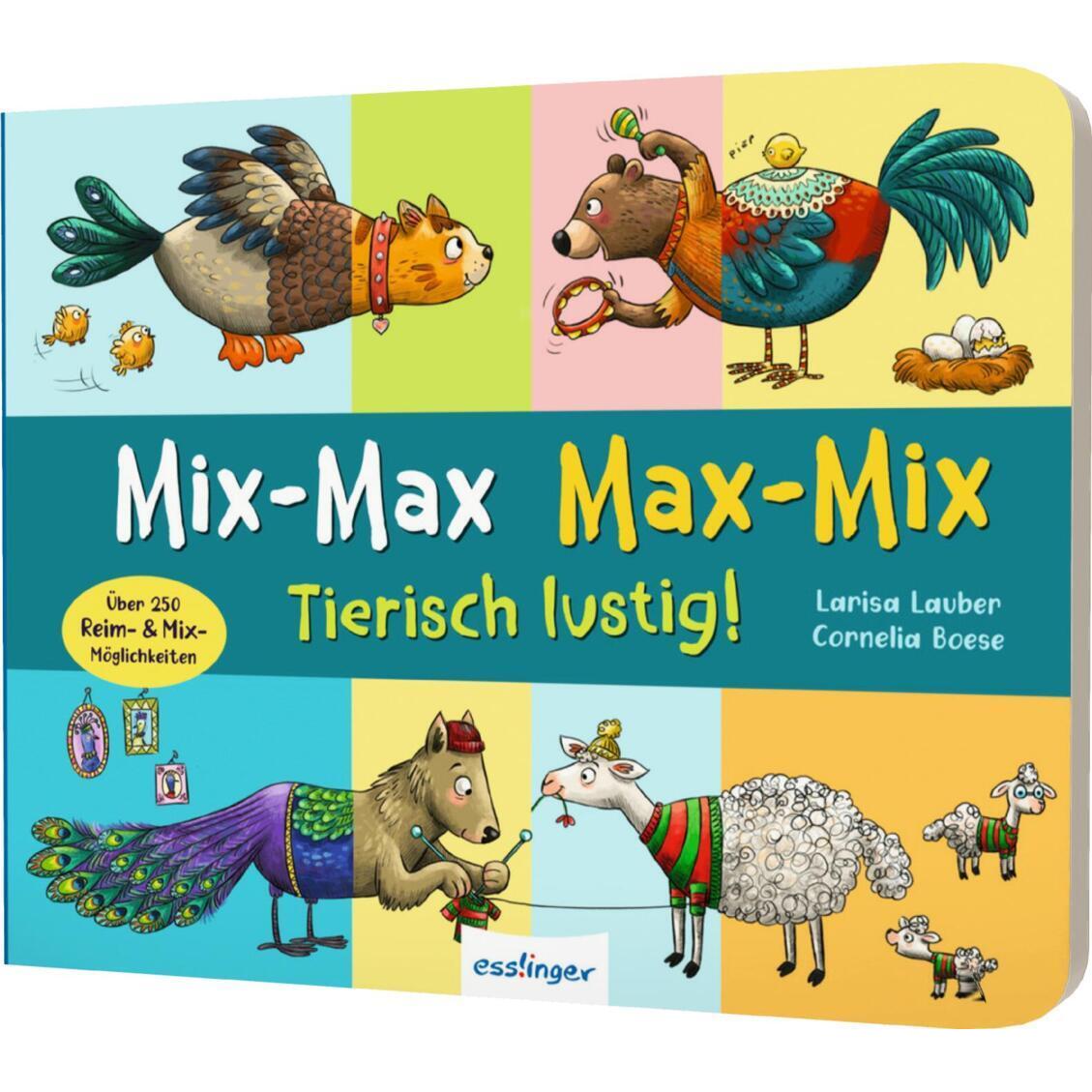Thumbnail - Mix-Max Max-Mix: Tierisch Lustig!, Kinderbücher von Larisa Lauber, Cornelia Boese