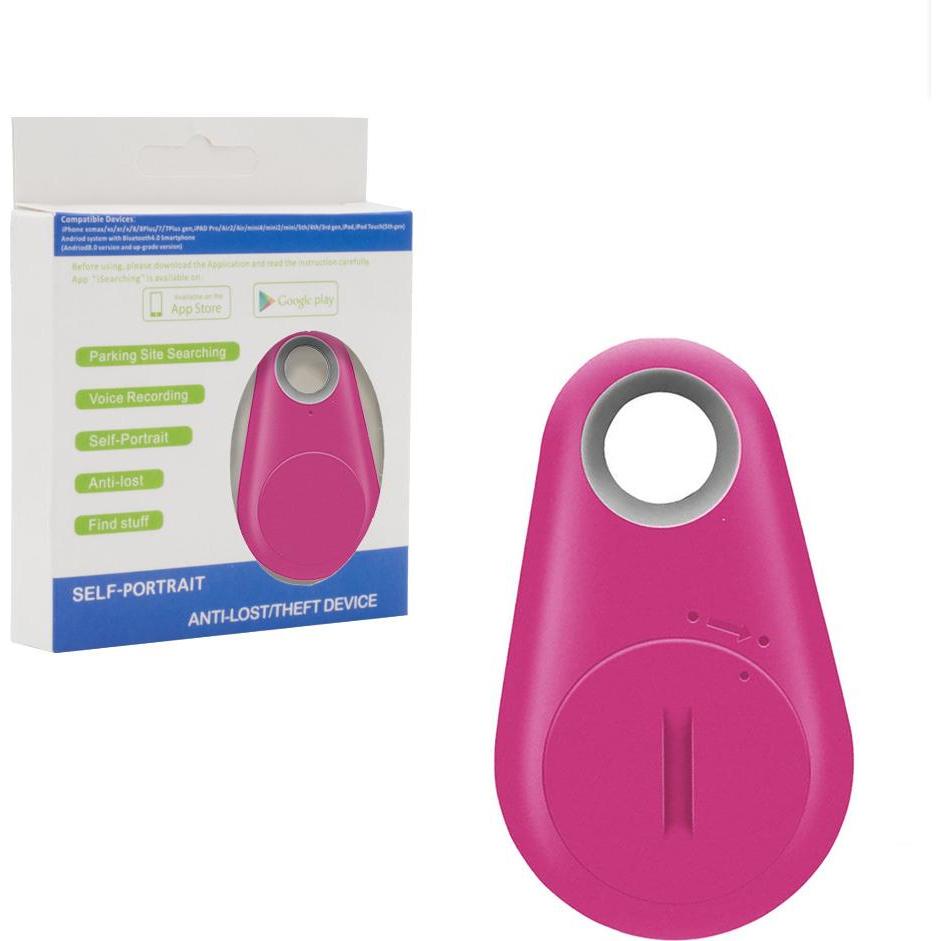 NoName GPS-Bluetooth-Anti-Lost-Schlüsselbund-Ortungsgerät, Pink, Localizzatore GPS, Pink