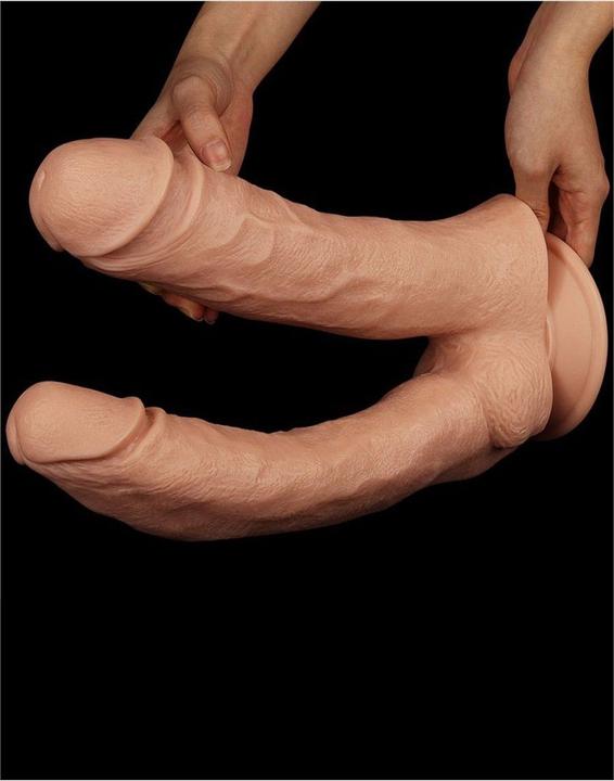 Actual product image Lovetoy Realistic Mega Double Dildo