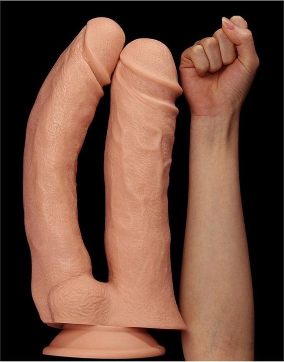 Actual product image Lovetoy Realistic Mega Double Dildo