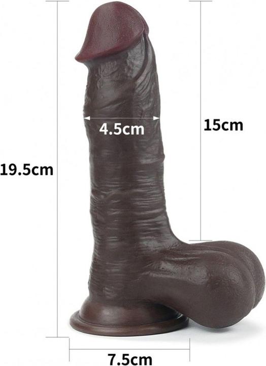 Image du produit Lovetoy Godemiché Sliding-Skin Dual Layer 19.5cm