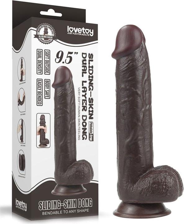 Image du produit Lovetoy Godemiché Sliding-Skin double couche