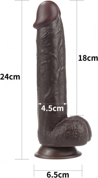 Image du produit Lovetoy Godemiché Sliding-Skin double couche