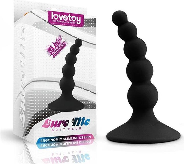 Actual product image Lovetoy Butt Plug "Lure Me" 4.0"