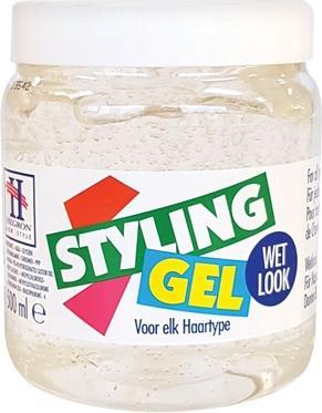 Tenex Hegron Styling Haarstyling Gel 500ml wetlook weiss (Haargel, 500 ml)